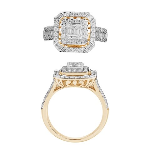 14K 0.99CT D-RING LDS TPR/RDS "BEST DEAL BEST VALUE"