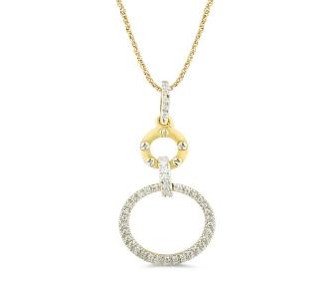 14K 0.14CT D-PENDANT LDS RDS MICRO PRONG