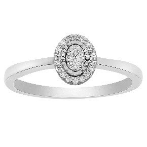 10K 0.09CT D-RING LDS RDS MICRO PRONG