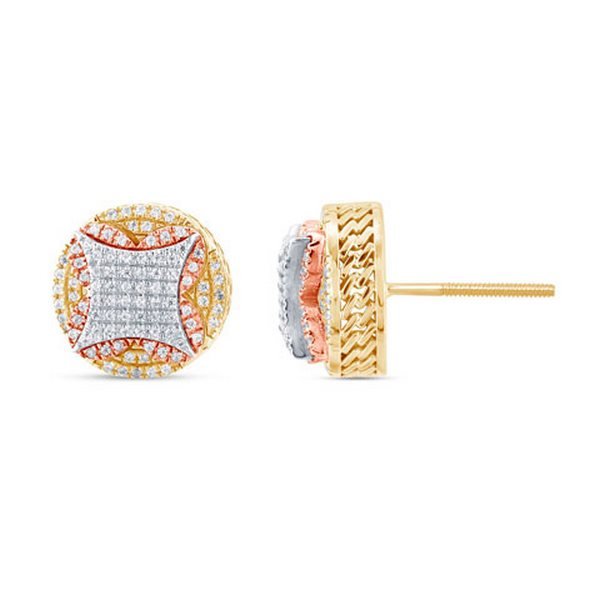 10K 0.23CT D-EARRING LDS RDS MICRO PRONG
