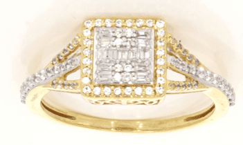 10K 0.31CT D-RING LDS SBAG/RDS