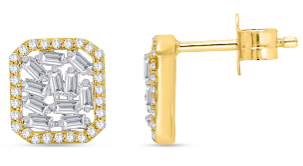 10K 0.40CT D-EARRING SBAG/RDS FANUC