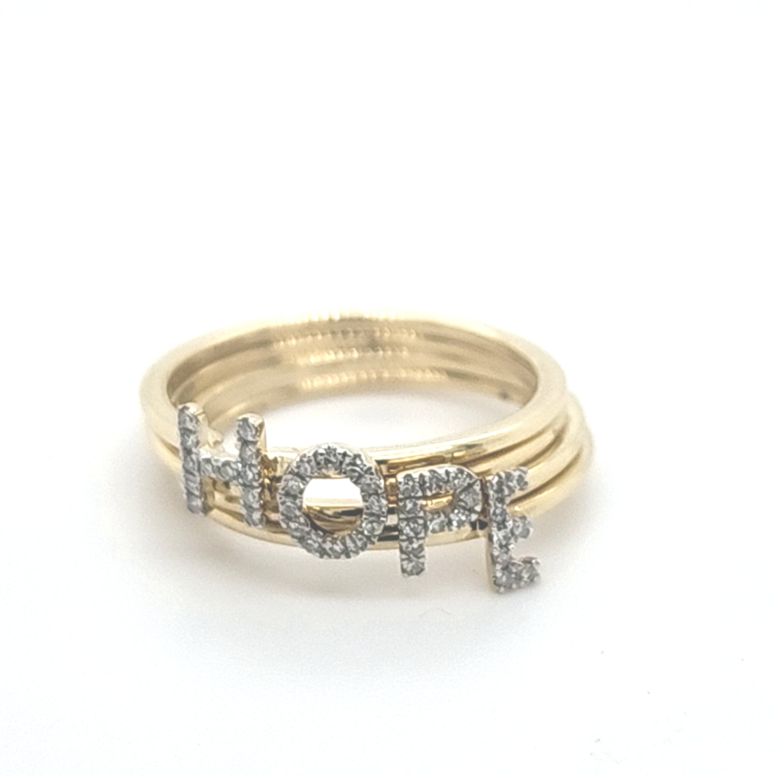10K 0.14CT D-RING LDS MICRO PORNG RDS "HOPE"