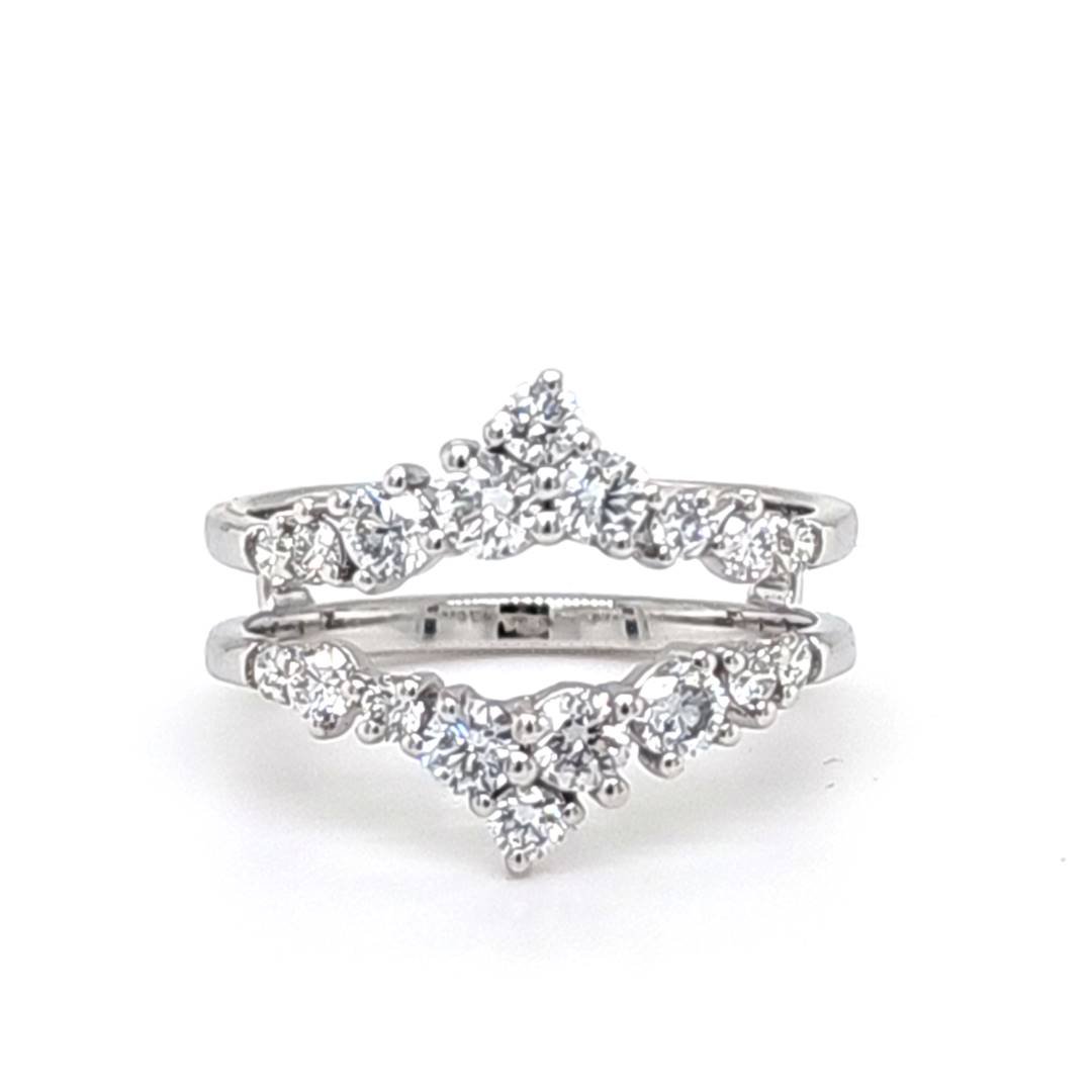 LG - 14K 1.02CT D-RING GUARD LDS RDS "CERTIFIED"