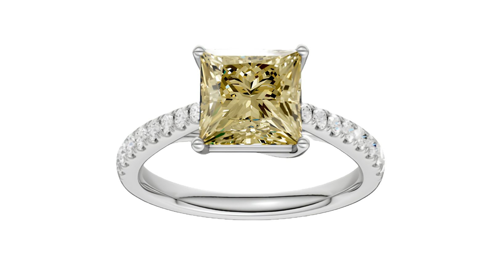 LG - 14K 2.32CT D-RING LDS PCT/RDS CNTR YELLOW PCT 2.05"CERTIFIED"