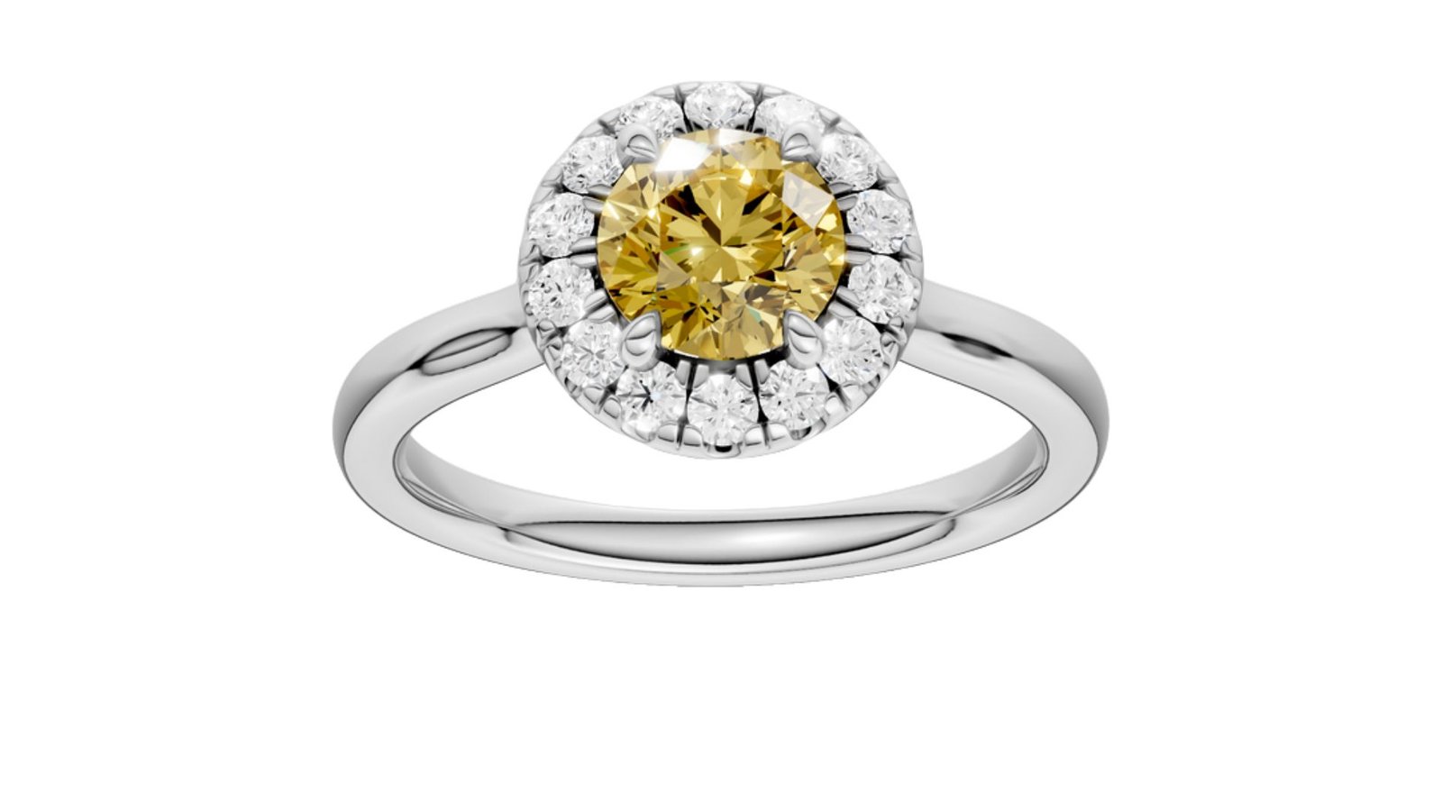 LG - 14K 1.25CT D-RING LDS RDS CNTR YELLOW 1.00CT "CERTIFIED"