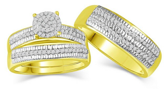 10K 0.47CT D-TRIO SET RDS