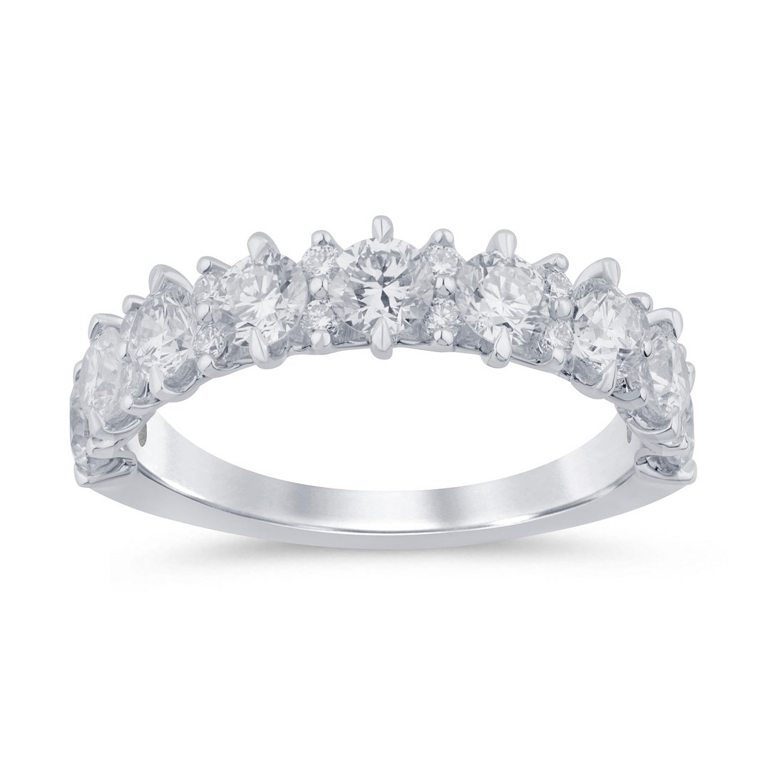 LG - 14K 1.97CT D-BAND LDS RDS "CERTIFIED" PRONG SETTING