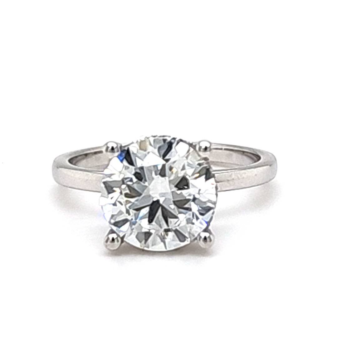 LG - 14K 2.59-2.63CT D-RING LDS RDS CERTIFIED