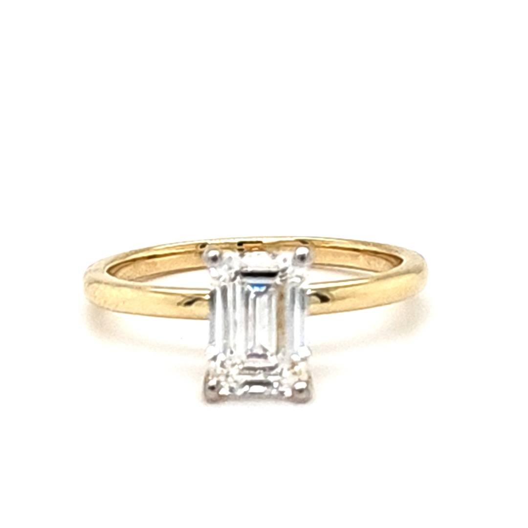 LG - 14K 2.12CT D-RING LDS EME/RDS CERTIFIED