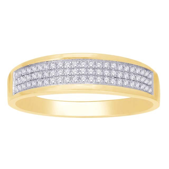10K 0.16-0.20CT D-BAND MEN RHODIUM MP RDS