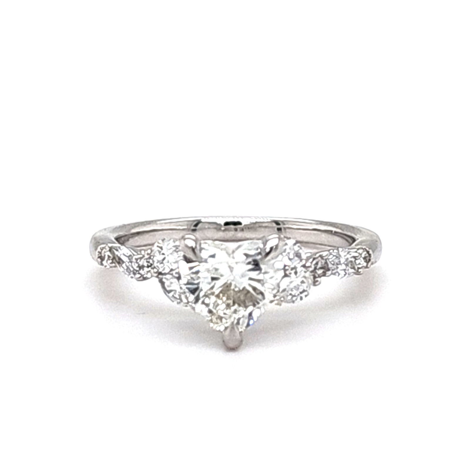 LG - 14K 1.48CT D-RING LDS HRT/MARQ/PER/RDS "CERTIFIED" HRT 1.06CT