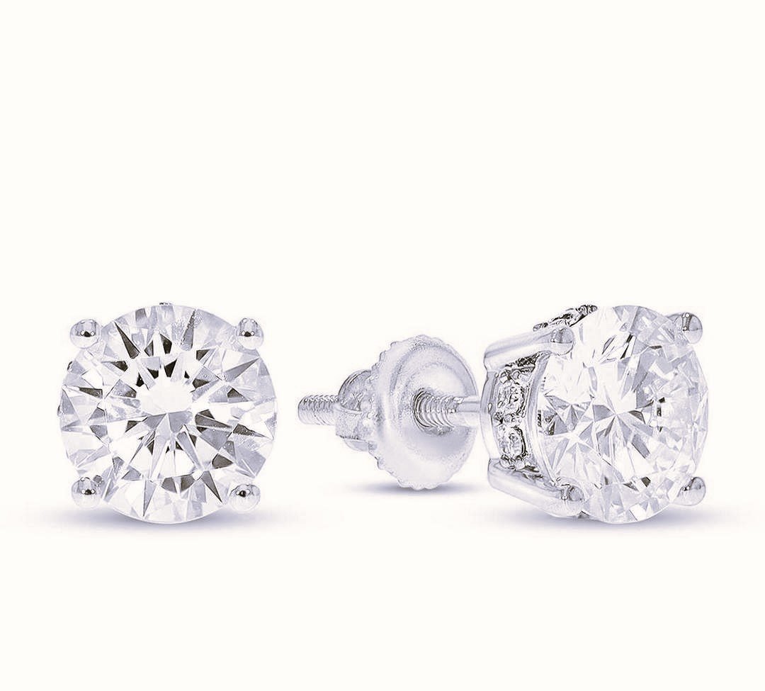 LG - 14K 2.12-2.27CT D-EARRING RDS CERTIFIED
