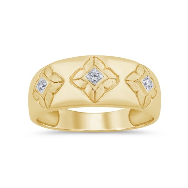 14K 0.06CT D-RING LDS RDS PRONG