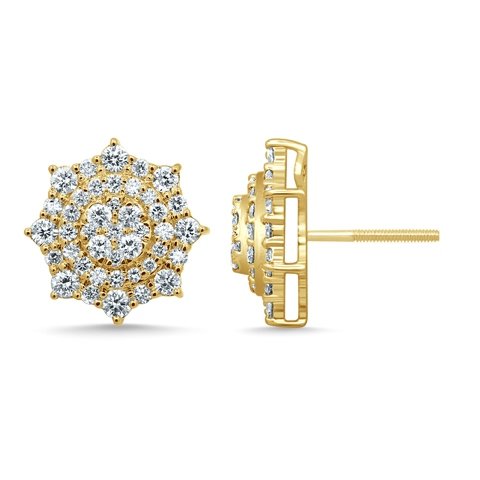 10K 1.92CT D-EARRING LDS RDS MP "BEST DEAL BEST VALUE"
