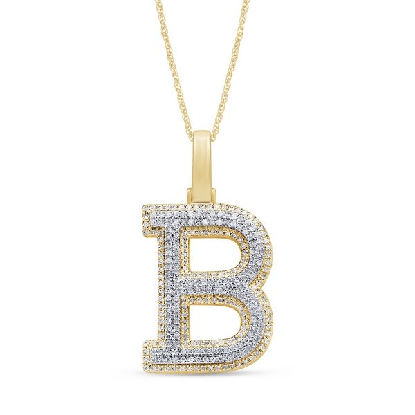10K 0.38-0.50CT D-ALPHABET RDS BLOCK "INITIAL B"