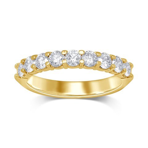 14K 0.96-1.08CT D-MACHINE BAND LDS RDS