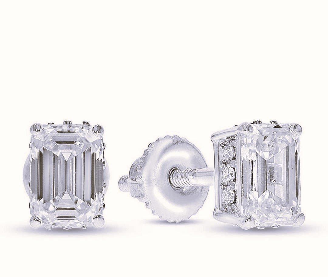 LG - 14K 1.01-1.04CT D-EARRING LDS EME CERTIFIED